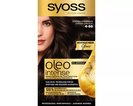 Syoss Oleo Intense Permanente Öl-Coloration Schokoladenbraun 4-86