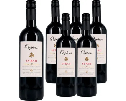 Syrah Terres Siciliane Orpheus 6x 75cl (2022) – Rotwein, Italien (0.75l)
