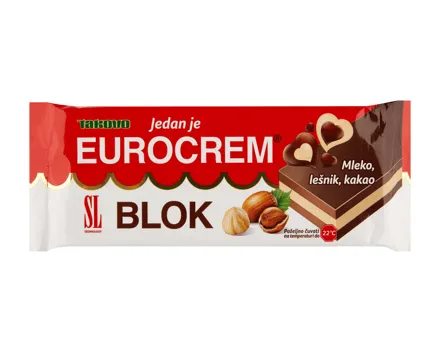 Takovo Eurocrem Blockschokolade