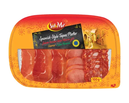 Tapas Platte spanischer Art