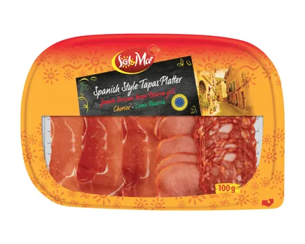 Tapas Platte spanischer Art IGP
