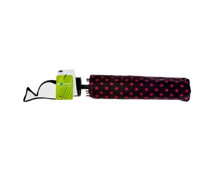 Taschenschirm fuchsia gepunktet