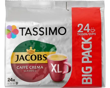 Tassimo Jacobs Kaffeekapseln Caffè Crema Classico XL