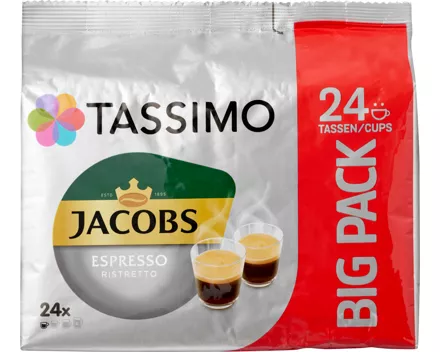 Tassimo Jacobs Kaffeekapseln Espresso Ristretto