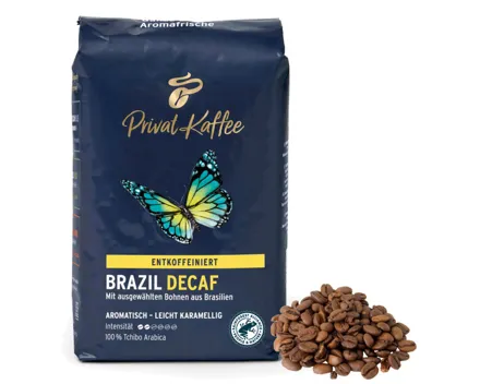Tchibo Bohnekaffee Brazil Decaf