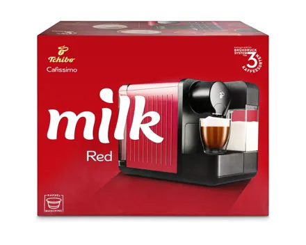Tchibo Kaffeemaschine Cafissimo milk rot