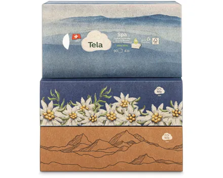 Tela Taschentücher Spa Box 3x90 Stück