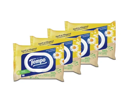 Tempo feucht Kamille sanft & pflegend 4x42 Tücher