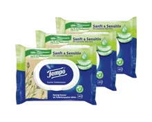 Tempo Feuchttücher Aloe sanft & sensitiv 3x42 Stück