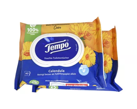 Tempo Feuchttücher Calendula & Kamille