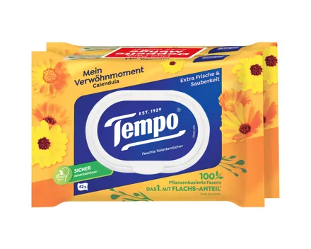 Tempo Feuchttücher Calendula & Kamille