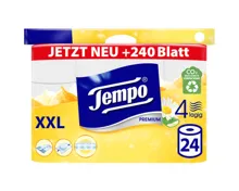 Tempo Premium Toilettenpapier Kamille und Aloe Vera 4-lagig 24 Rollen