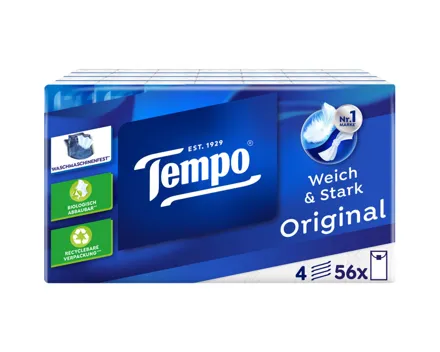 Tempo Taschentücher Klassik Softpack 56x10 Tücher