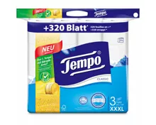 Tempo Toilettenpapier Classic, FSC® Mix, 3-lagig, weiss, 32 Rollen