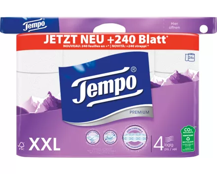 Tempo Toilettenpapier Premium weiss