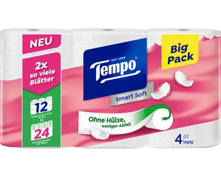 Tempo Toilettenpapier Smart Soft