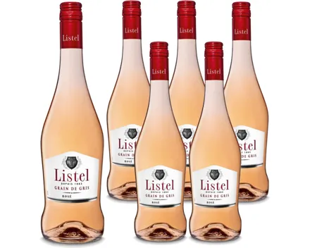 Terres du Midi IGP Rosé Grain de Gris Listel 6x 75cl (2025) – Roséwein, Frankreich (0.75l)