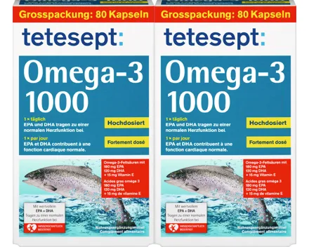 Tetesept Kapseln Omega-3 1000