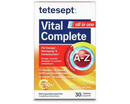 Tetesept VitalComplete Tabletten 30 Stück