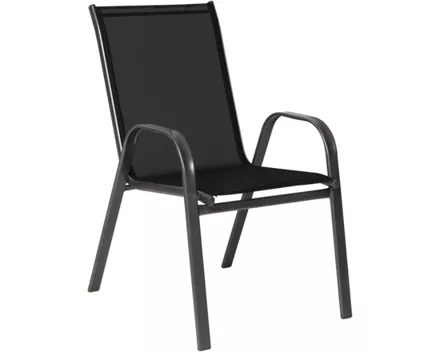 Textilene-Stuhl Parma schwarz