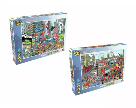 That’s Life ­Puzzle City Edition New York/London, 1’000-tlg.