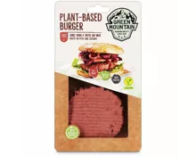 The Green Mountain plant-based Burger