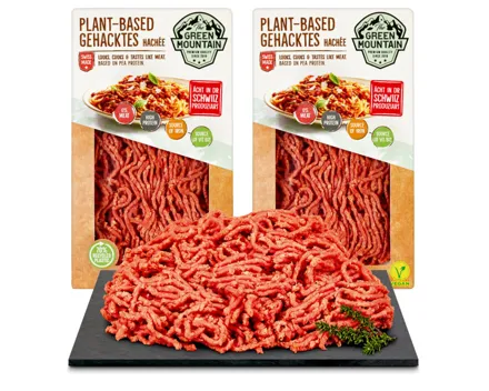 The Green Mountain plant-based vegane Alternative zu Gehacktes 2x 250g