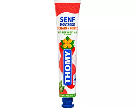 Thomy Senf scharf mit Meerrettich