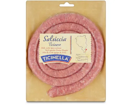 Ticinella Tessiner Salsiccia Grillschnecke 1 Stück ca. 480g