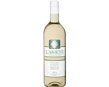 Ticino DOC Merlot Bianco L'Ariete (2024) – Weisswein, Schweiz (0.75l)