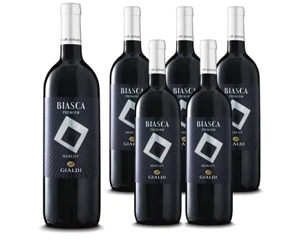 Ticino DOC Merlot Biasca Premium 6x 75cl (2022) – Rotwein, Schweiz (0.75l)