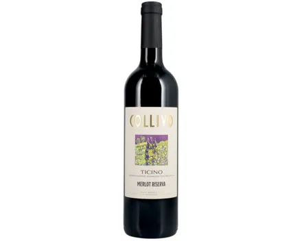 Ticino DOC Merlot Collivo Riserva (2022) – Rotwein, Schweiz (0.75l)
