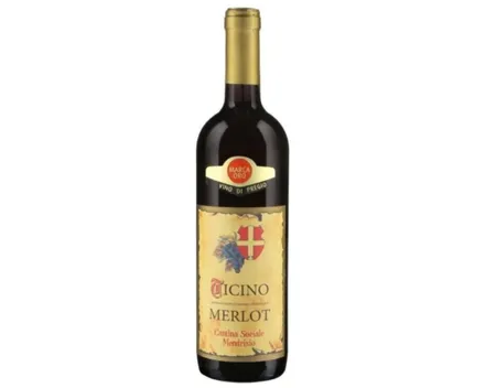 Ticino DOC Merlot Marca Oro Cantina Sociale Mendrisio (2022) – Rotwein, Schweiz (0.75l)