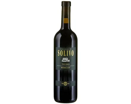 Ticino DOC Merlot Poggio Solivo (2020) – Rotwein, Schweiz (0.75l)