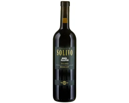 Ticino DOC Merlot Poggio Solivo (2022) – Rotwein, Schweiz (0.75l)