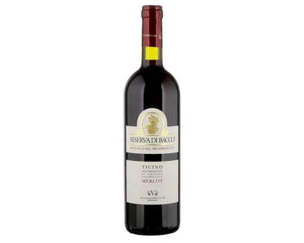 Ticino DOC Merlot Riserva di Bacco (2019) – Rotwein, Schweiz (0.75l)