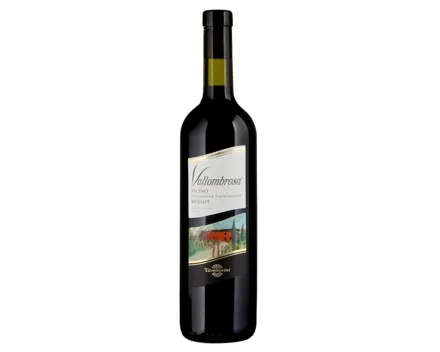 Ticino DOC Vallombrosa Merlot Tamborini (2022) – Rotwein, Schweiz (0.75l)