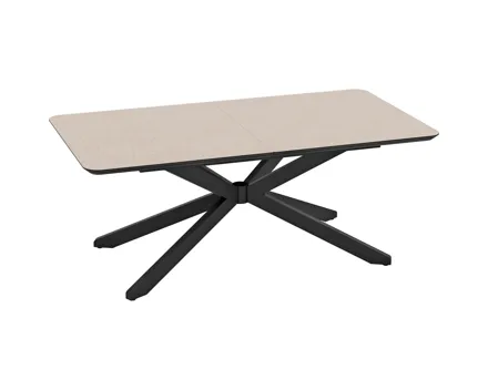 Tisch Ancona Melamin cashmere, 190/250 x 75 x 103 cm