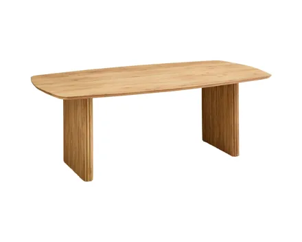 Tisch Barney Akazie massiv 220 x 77 x 110 cm