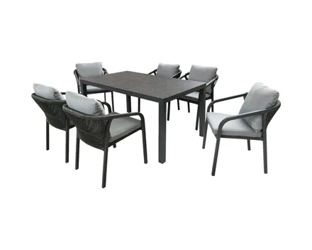 Tisch Deia 150 cm grau