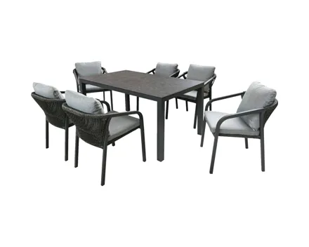 Tisch Deia 150 cm grau
