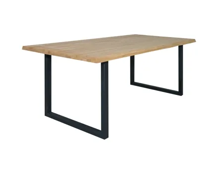 Tisch Hardy Wildeiche massiv, 200 x 75 x 100 cm