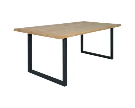 Tisch Hardy Wildeiche massiv, 200 x 75 x 100 cm