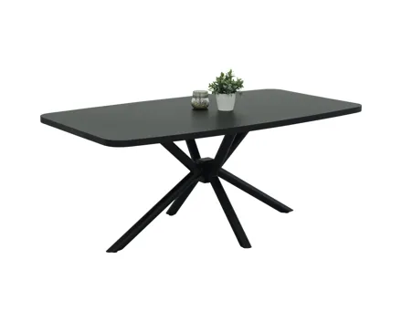 Tisch Jana Dekor schwarz 180 x 76 x 100 cm