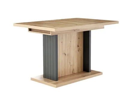 Tisch Justin Dekor Eiche Artisan 120-160 x 76 x 80 cm