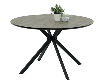 Tisch Petra Dekor Fischgrät-Optik 120 x 76 x 120 cm