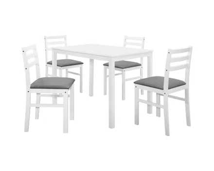 Tisch-Set Samba MDF weiss 5-teilig 110 x 75 x 70 cm