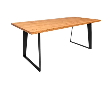 Tisch Tom Wildeiche massiv, 180 x 75 x 90 cm