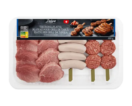 Tischgrill-Platte Spiesse