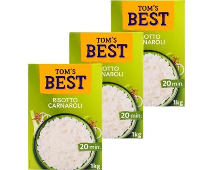 Tom's Best Risotto Carnaroli 3x1kg